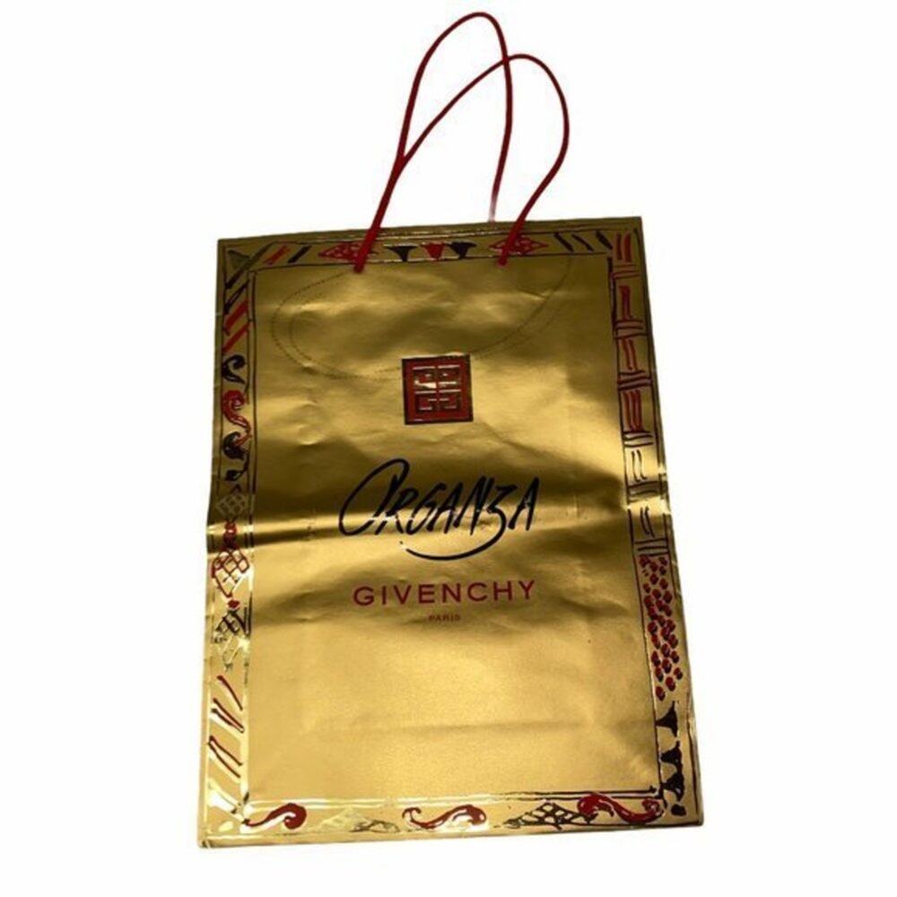 Givenchy Paris Organza Gold Gift Bag